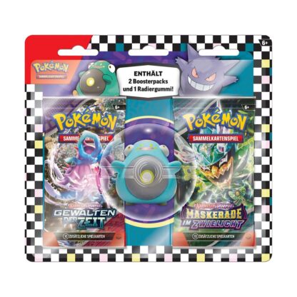 Pokemon Back to School Radiergummi Blister 2024 - Wampitz - Deutsch